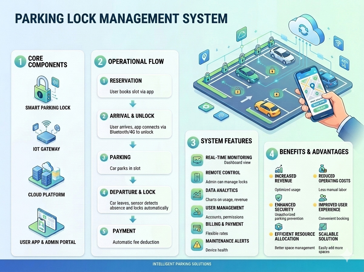 Parking Lock System Dashboard
